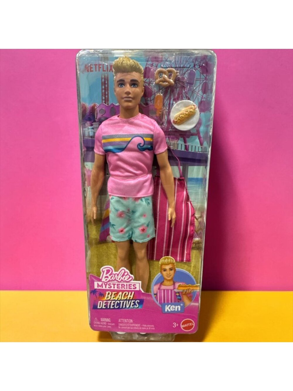Barbie Mysteries Beach Detectives Ken Doll With Accessories Netflix Edition - Ma